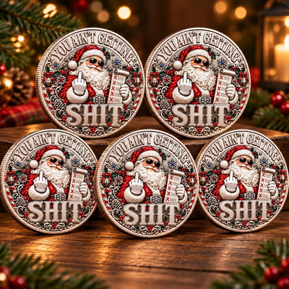 Santa’s Last Gift Adult Humor Commemorative Coin