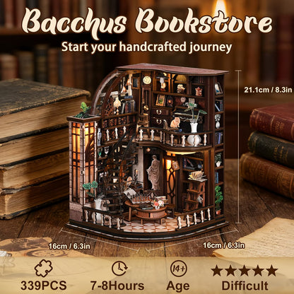 Plymagic DIY Book Nook - Bacchus Bookstore
