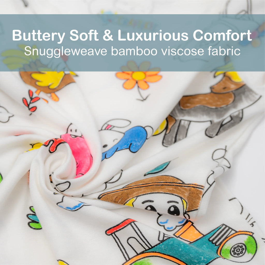 Kids' Bamboo Coloring Pajama Set