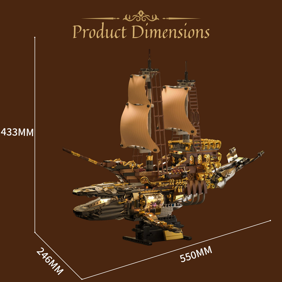 Plymagic Assembly Model - Whale Ship