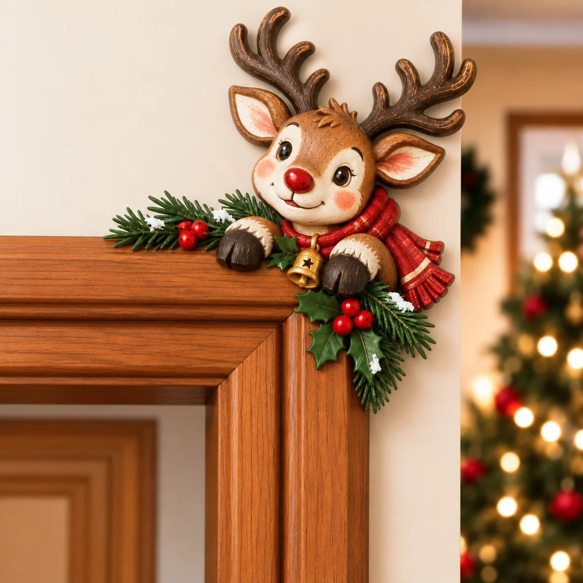 🎅Christmas Peekaboo Door Frame Corner Decor