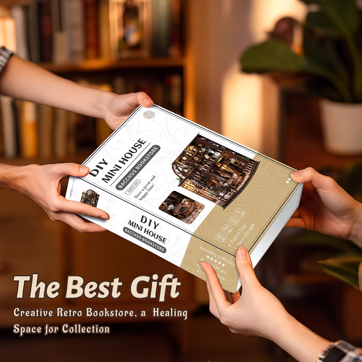 Plymagic DIY Book Nook - Bacchus Bookstore