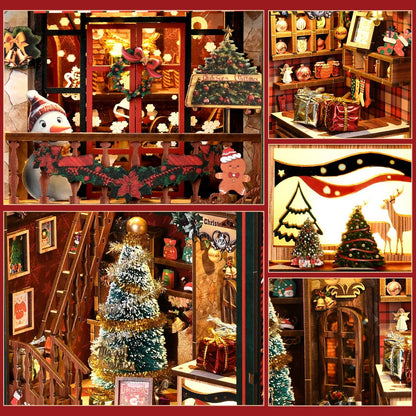 Plymagic DIY Book Nook -  Christmas Shop