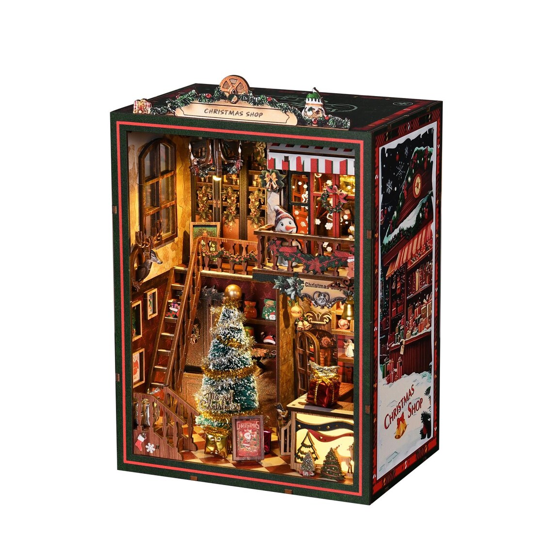 Plymagic DIY Book Nook -  Christmas Shop