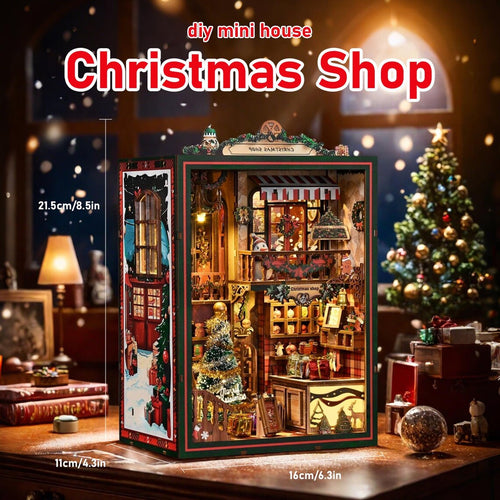 Plymagic DIY Book Nook -  Christmas Shop