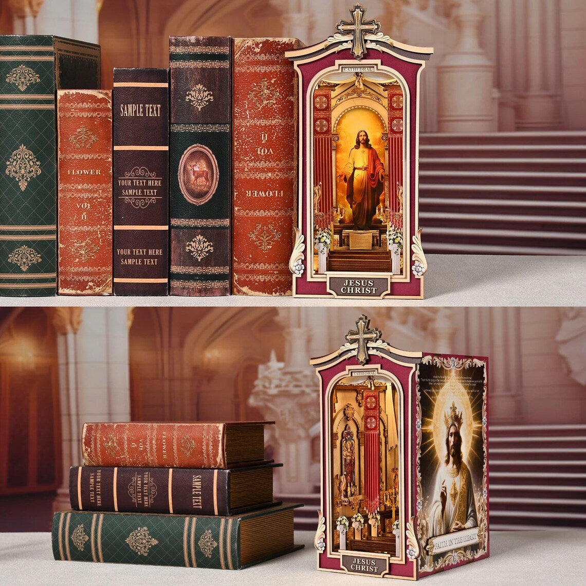 Plymagic DIY Book Nook Kit -  Jesus Christ Cathedral