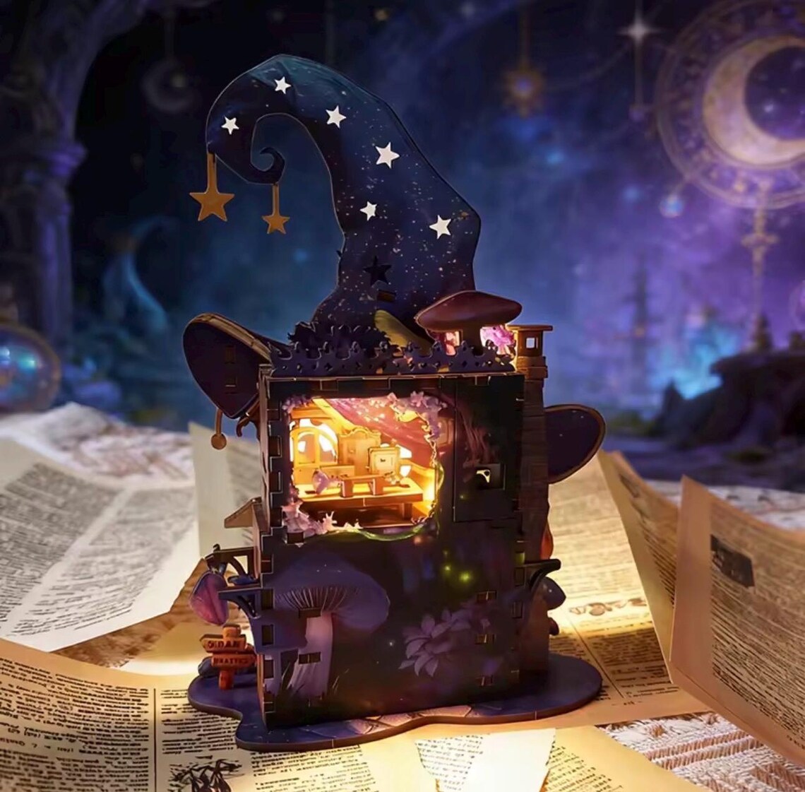 Plymagic DIY Mini House - Wonderland Magic House