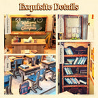 Plymagic DIY Mini House - Retro Classroom