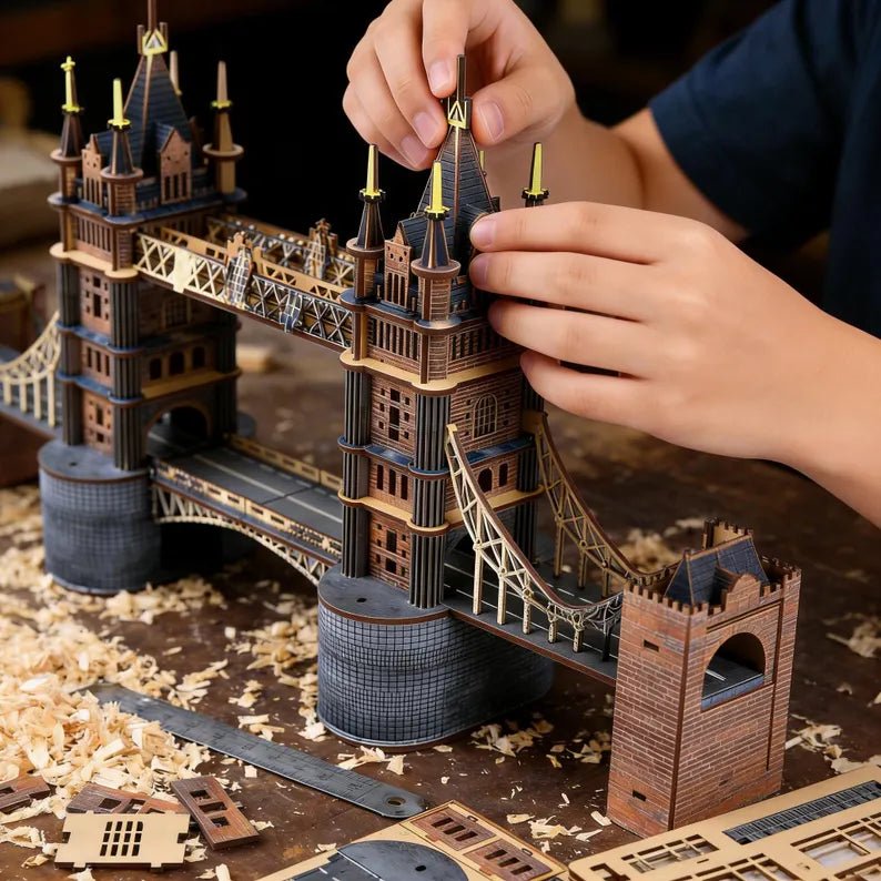 Plymagic Assembly Model - London Tower Bridge