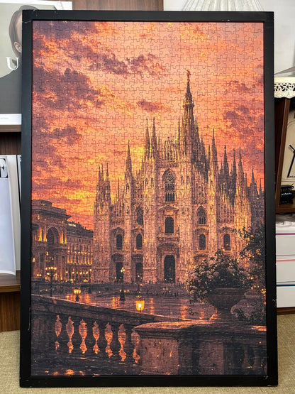 Plymagic Puzzle - Milan Cathedral at Sunset