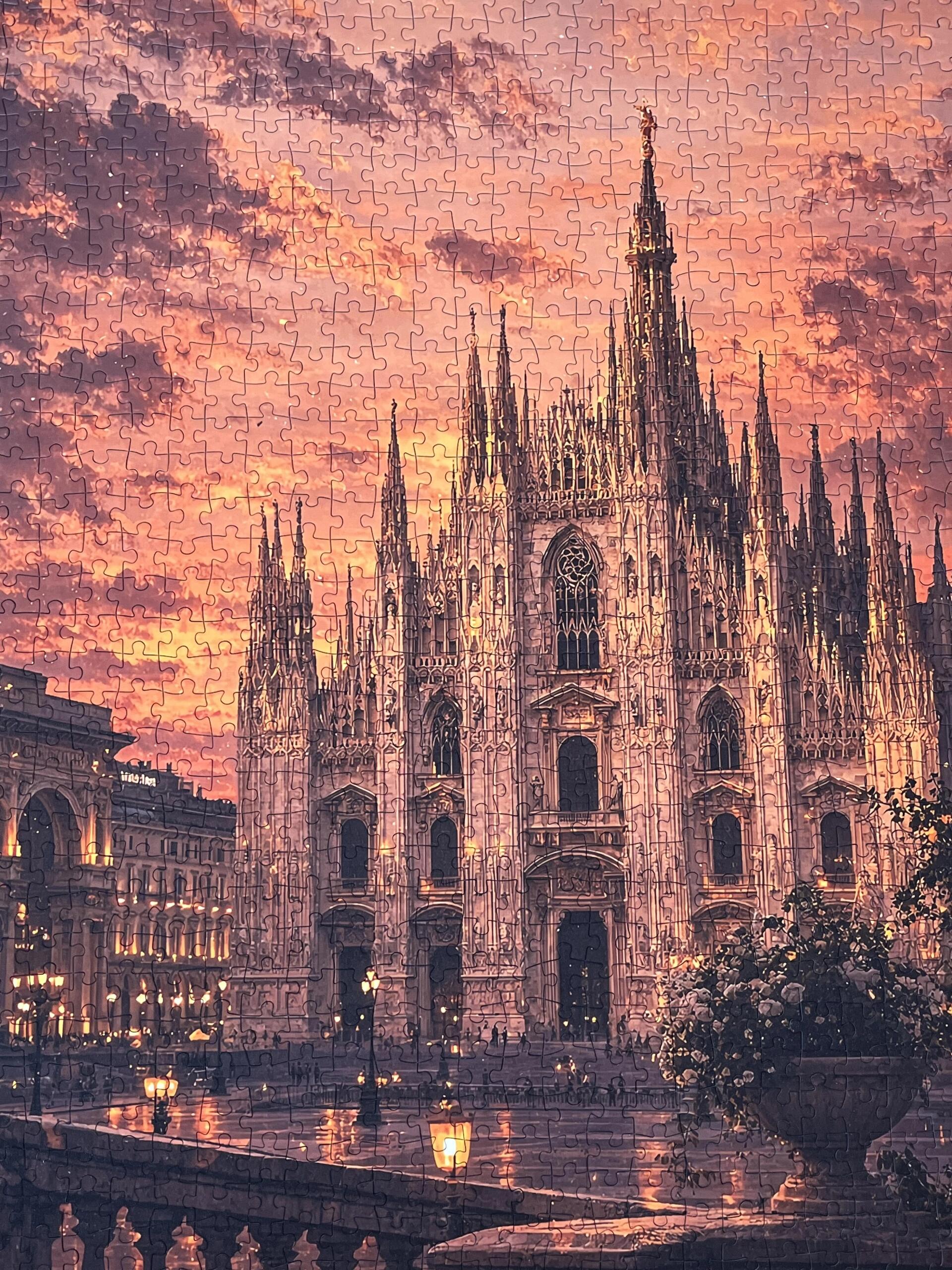 Plymagic Puzzle - Milan Cathedral at Sunset