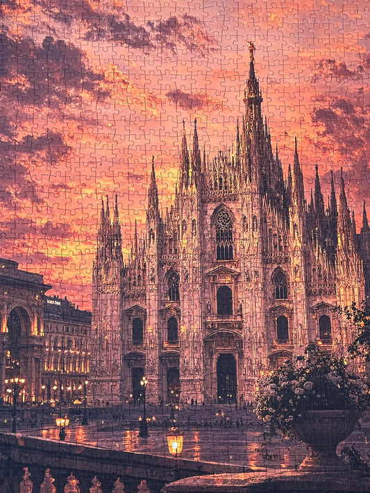 Plymagic Puzzle - Milan Cathedral at Sunset