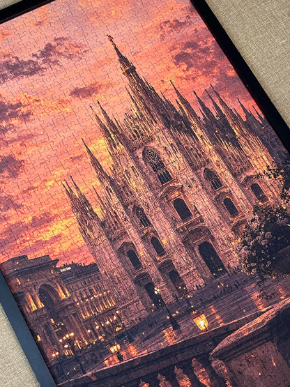 Plymagic Puzzle - Milan Cathedral at Sunset
