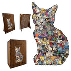 Plymagic Puzzle - Colorful Cat