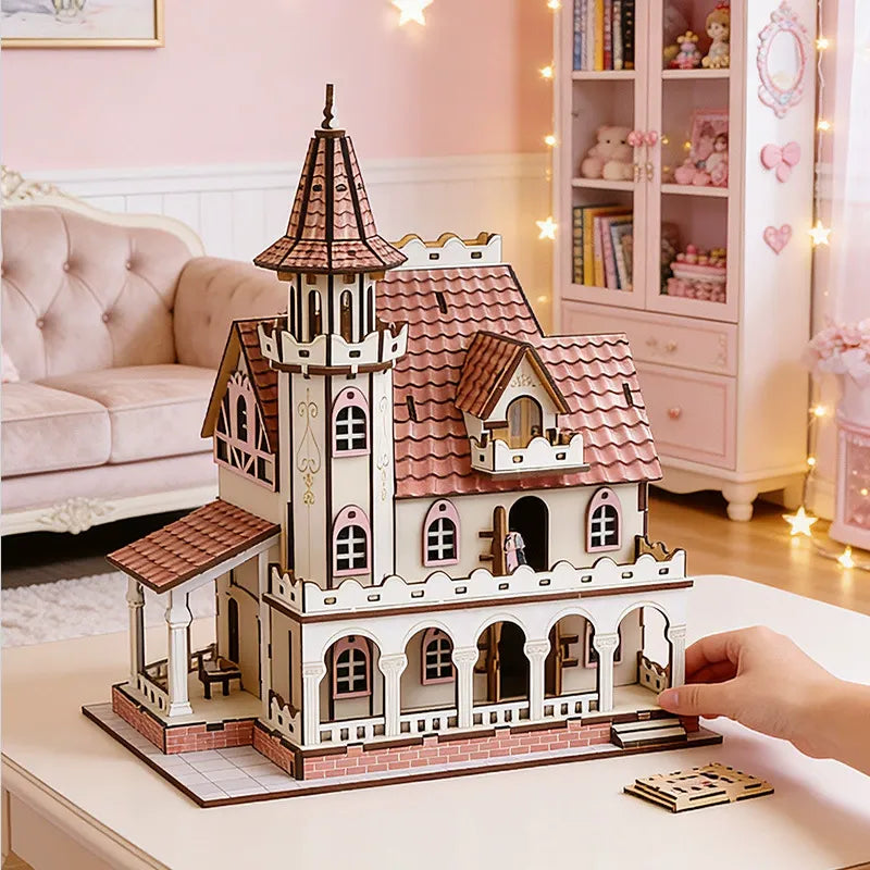Plymagic Assembly Model - Log Cabin Villa