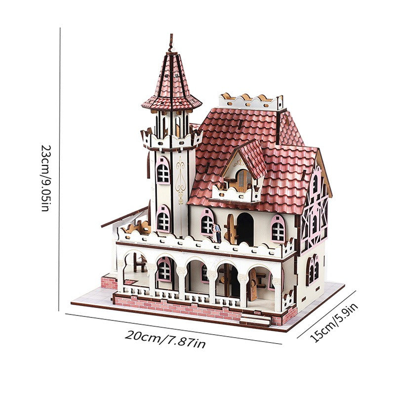 Plymagic Assembly Model - Log Cabin Villa