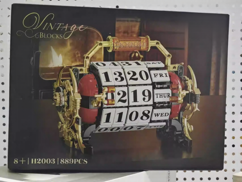Retro Calendar Building Block Review 3
