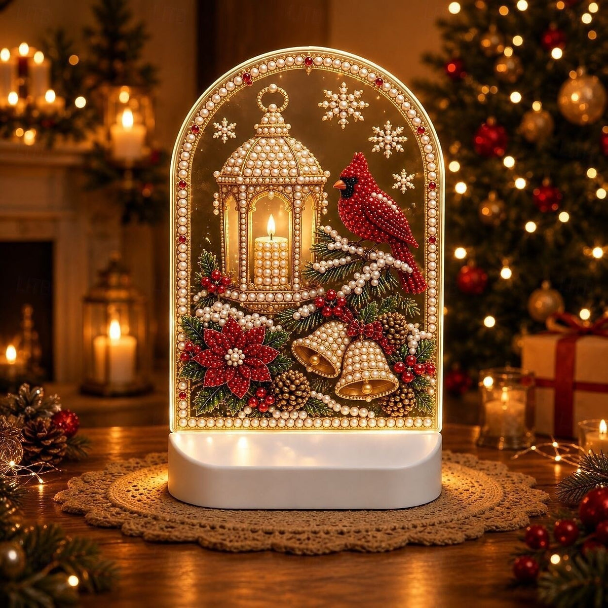 Plymagic DIY Pearl Art - Christmas Night Light