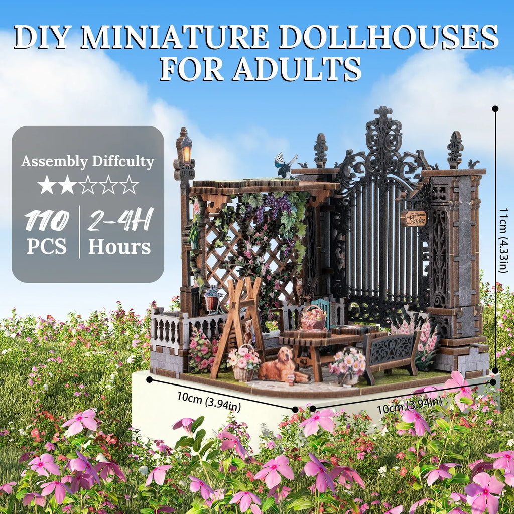 Plymagic DIY Mini House - Summer Garden