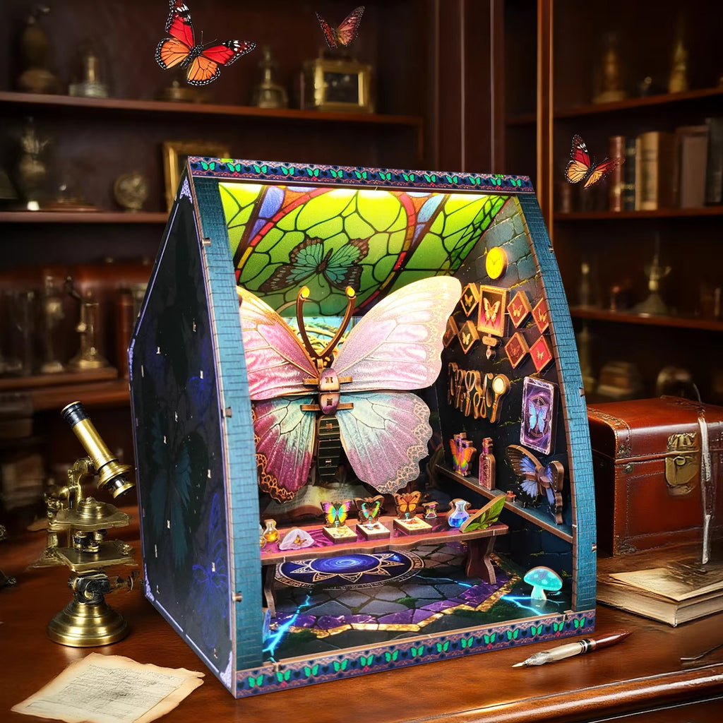 Plymagic DIY Book Nook - Butterfly Collection Room