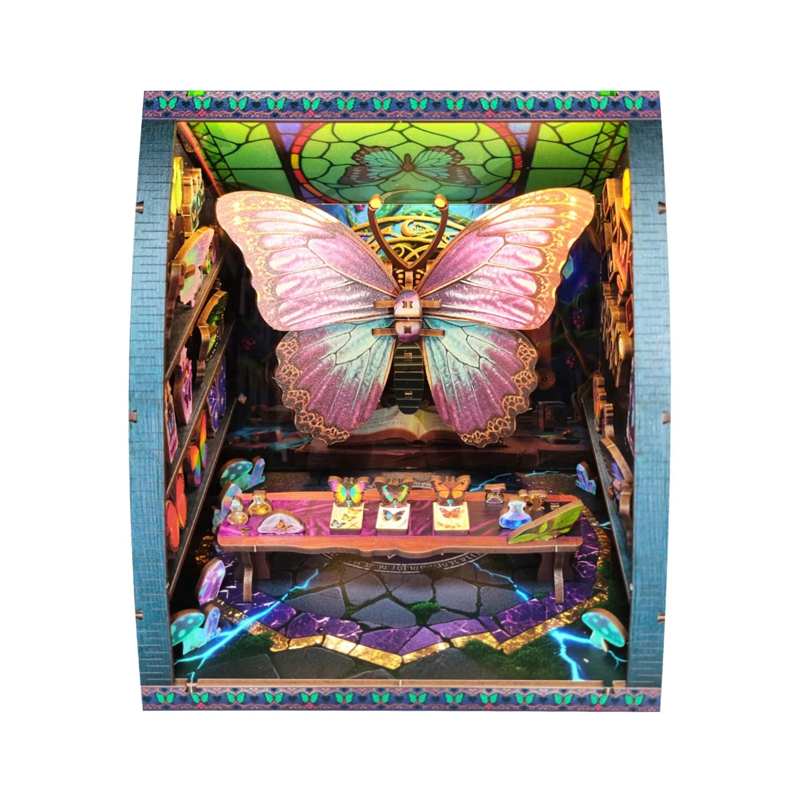 Plymagic DIY Book Nook - Butterfly Collection Room