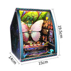 Plymagic DIY Book Nook - Butterfly Collection Room