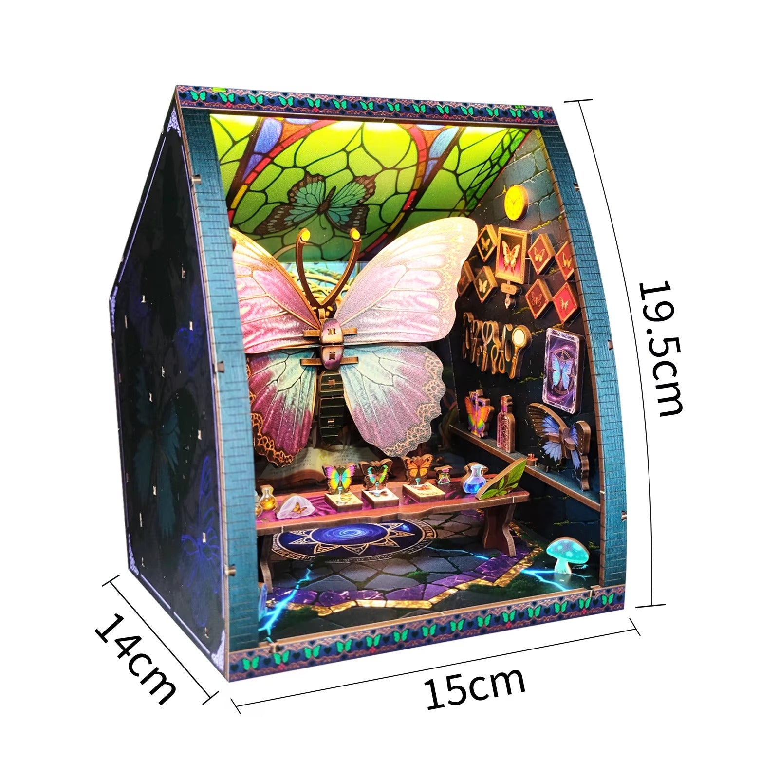 Plymagic DIY Book Nook - Butterfly Collection Room