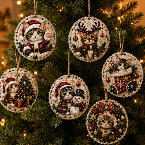 Plymagic DIY Pearl Art - Little Christmas Animals