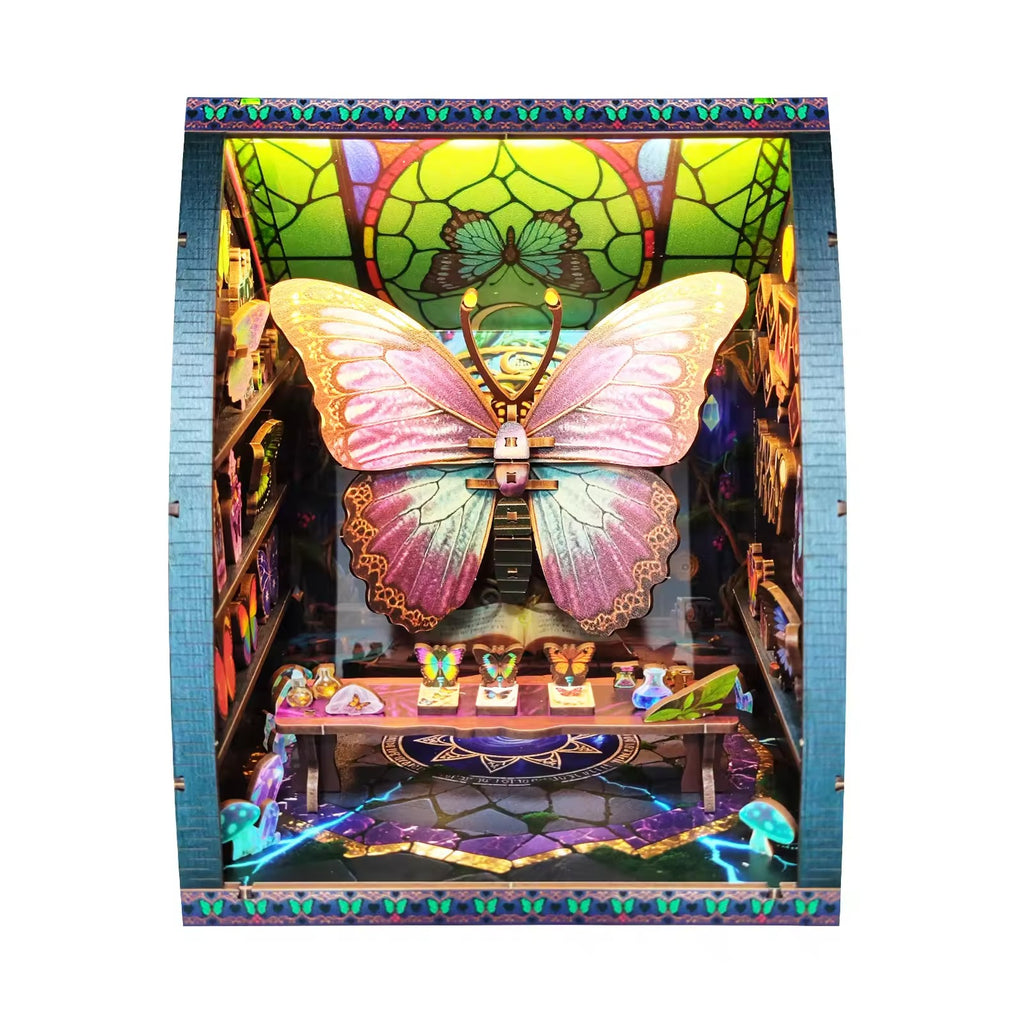 Plymagic DIY Book Nook - Butterfly Collection Room