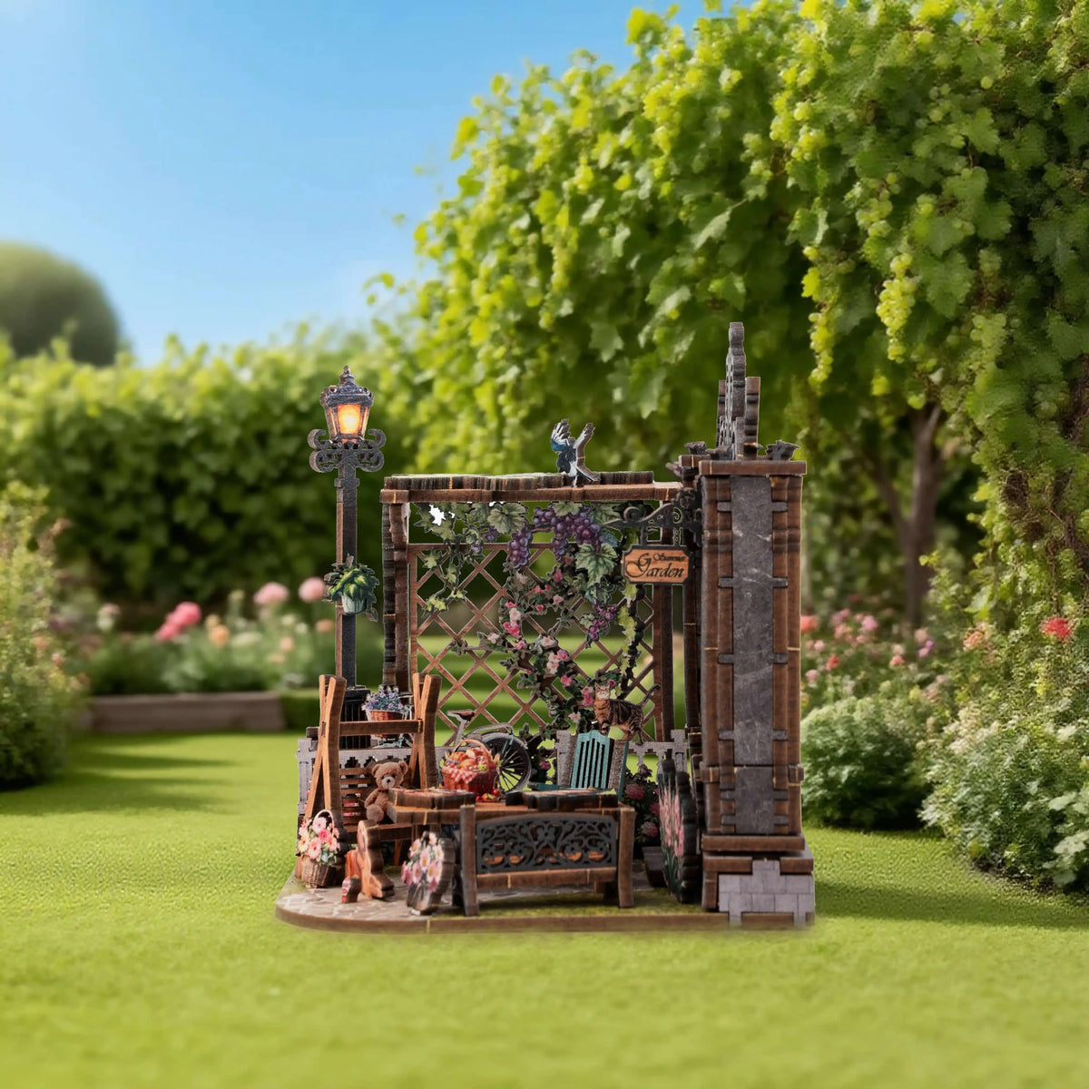 Plymagic DIY Mini House - Summer Garden