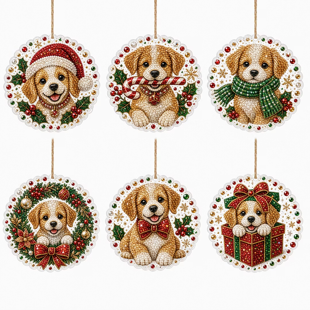 Plymagic DIY Pearl Art - Little Christmas Animals