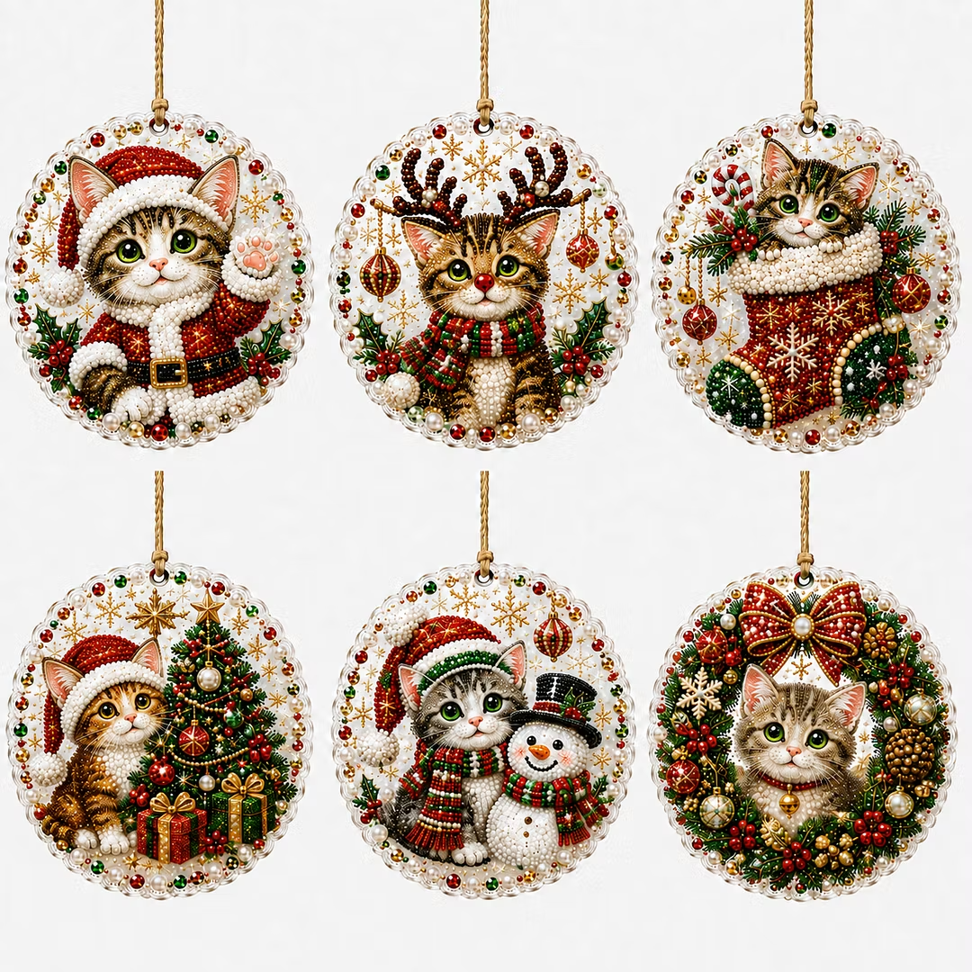 Plymagic DIY Pearl Art - Little Christmas Animals