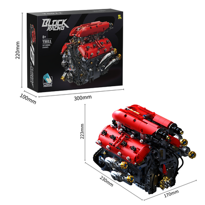 Plymagic Assembly Model - V8 Turbo Engine