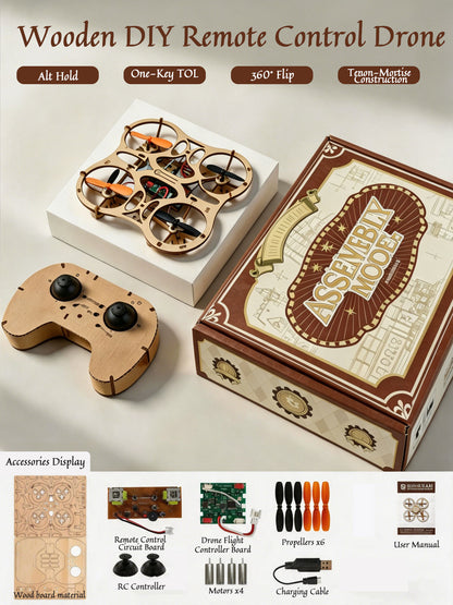 Plymagic Assembly Model - Wooden Flying Drone