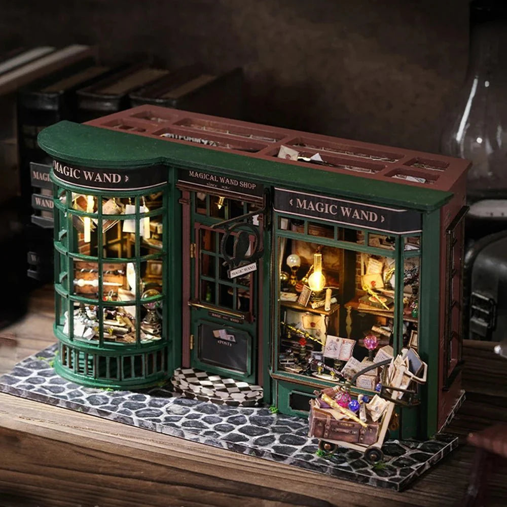 Plymagic DIY Book Nook -  Magic Wand Shop