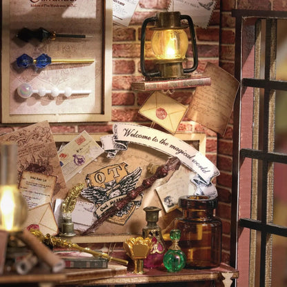 Plymagic DIY Book Nook -  Magic Wand Shop
