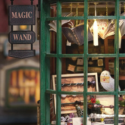 Plymagic DIY Book Nook -  Magic Wand Shop