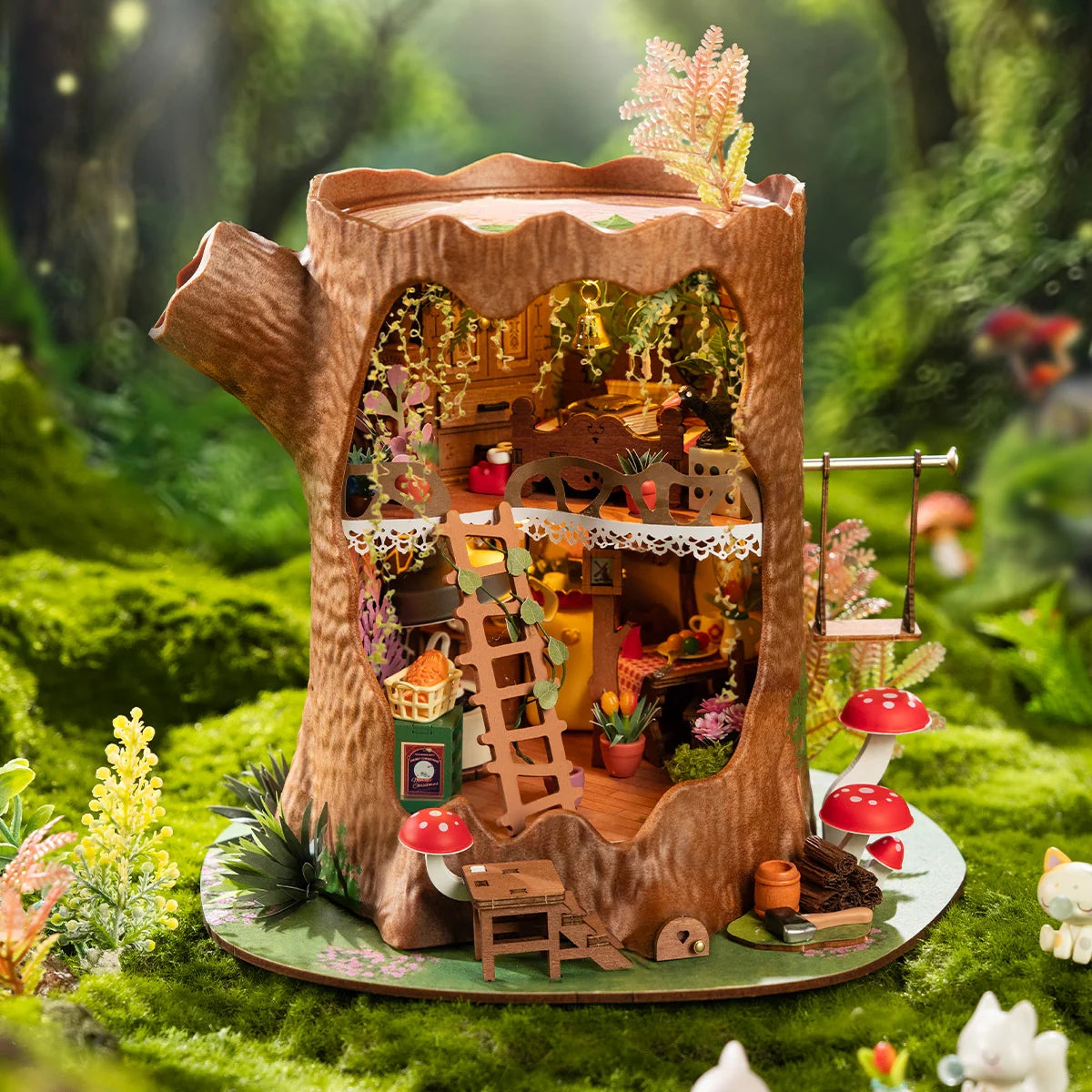 Plymagic DIY Mini House - Fairytale Tree House