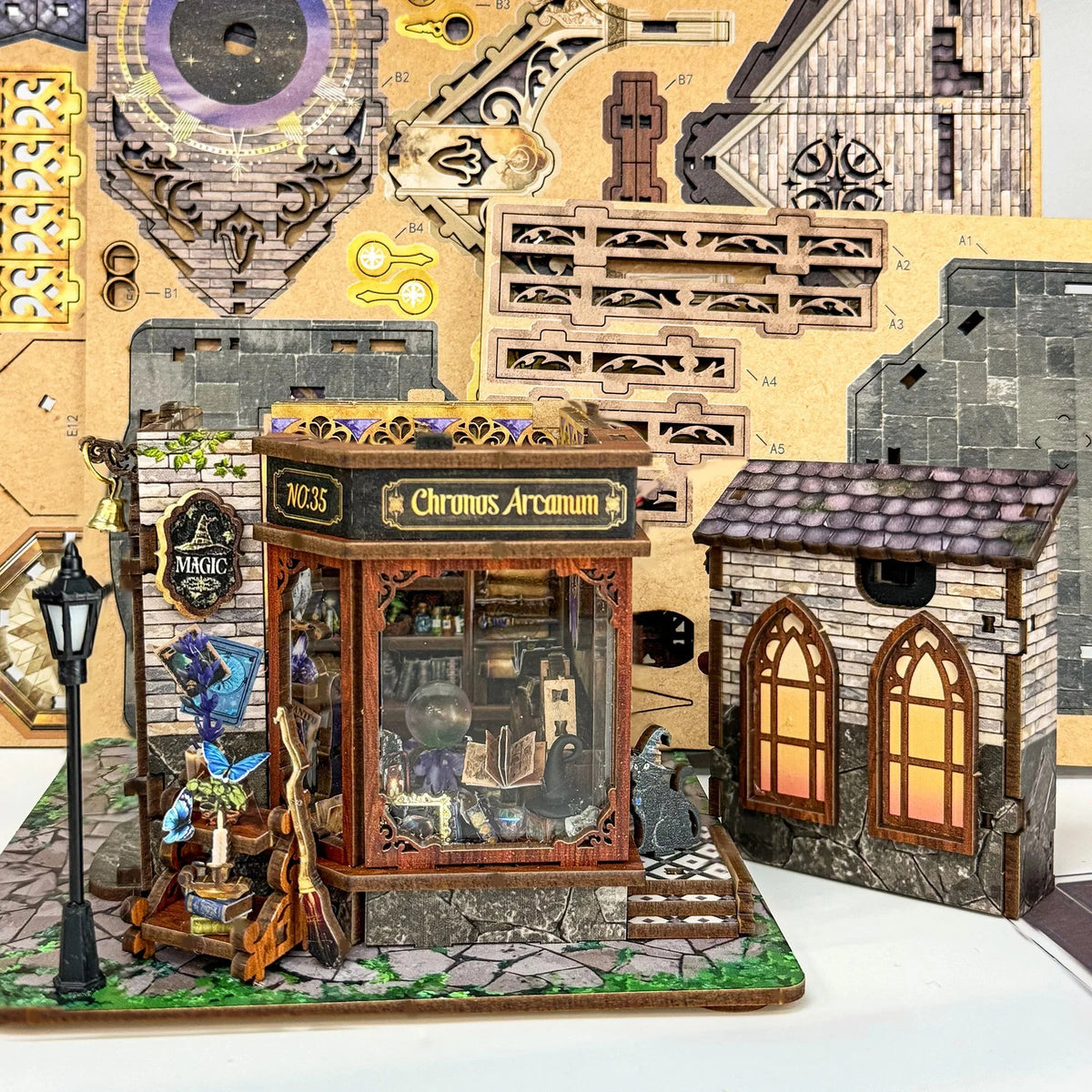Plymagic Assembly Model - Magic Moon Tower