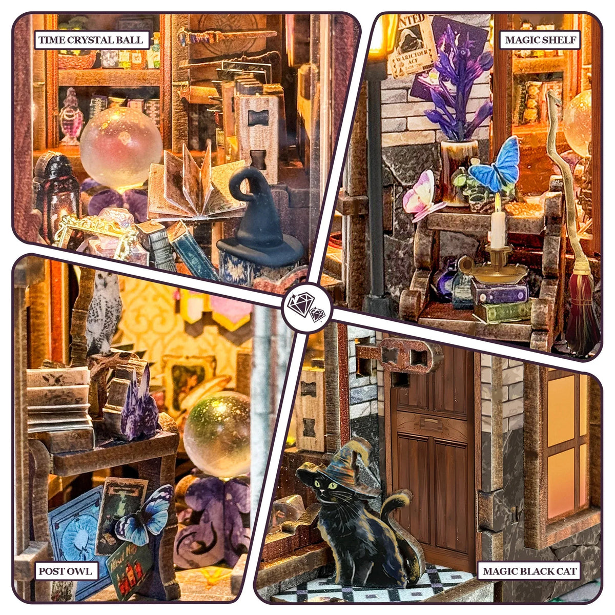Plymagic Assembly Model - Magic Moon Tower