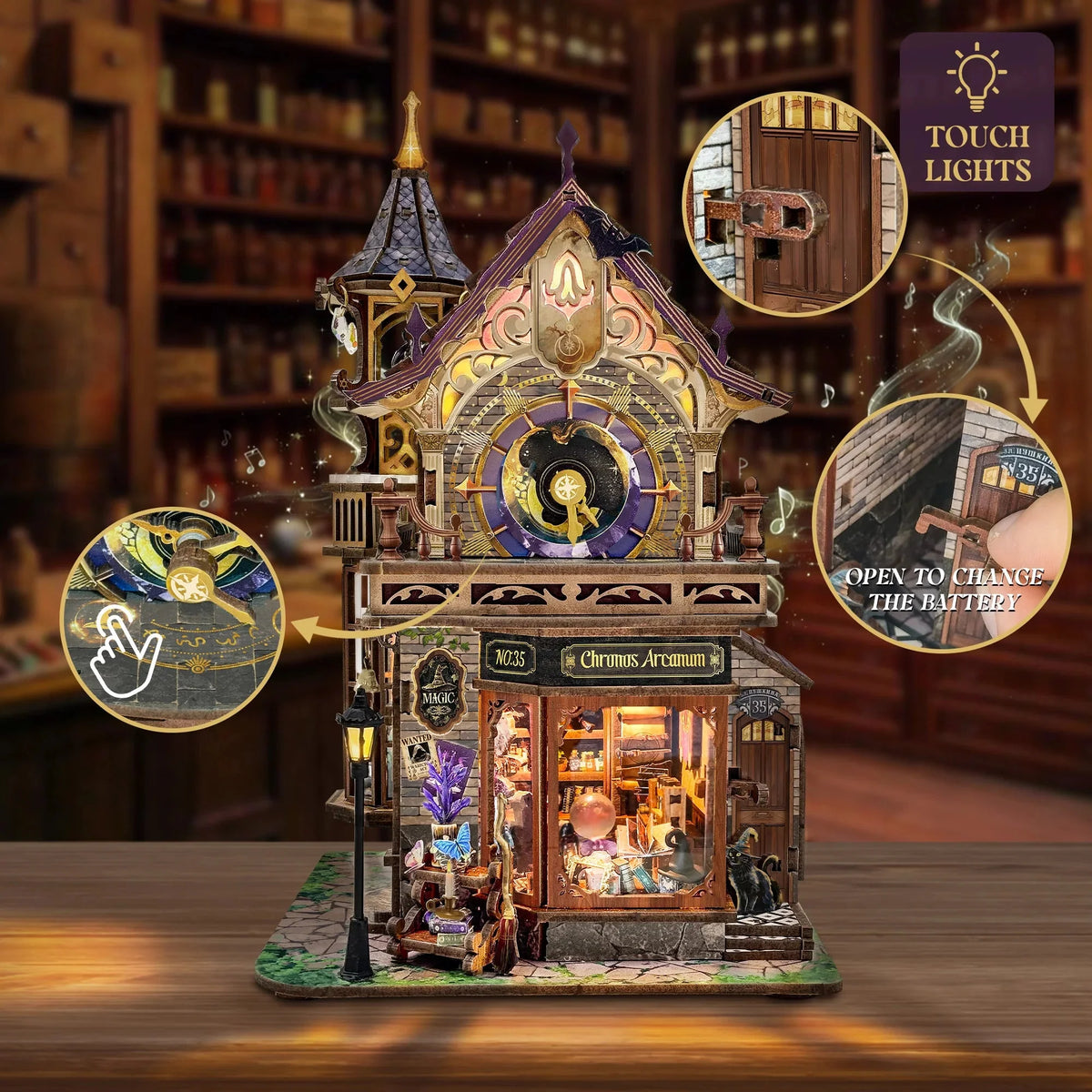 Plymagic Assembly Model - Magic Moon Tower