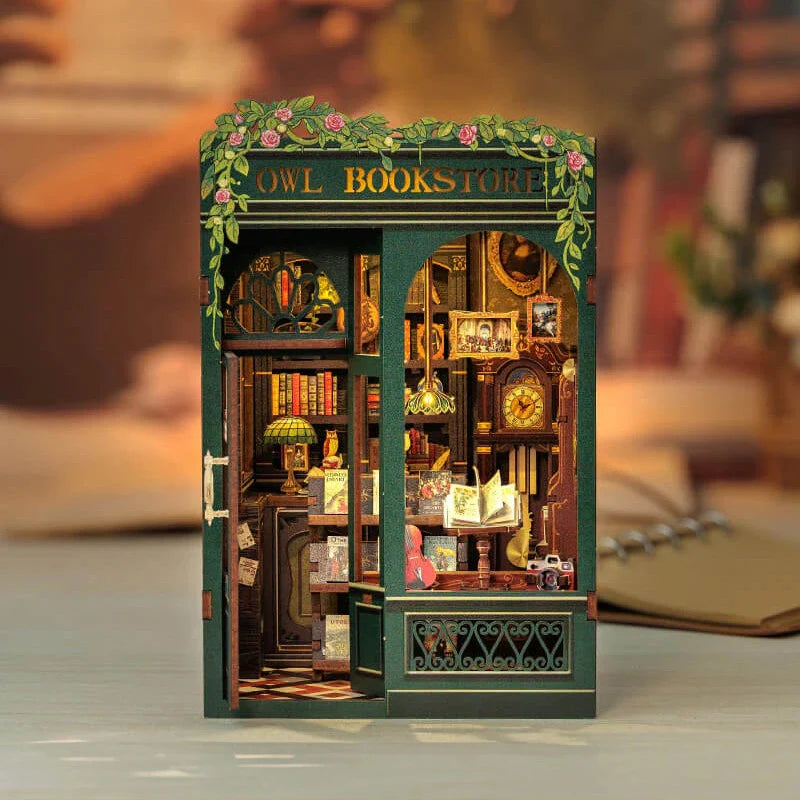 Plymagic DIY Book Nook -  Owl Bookstore