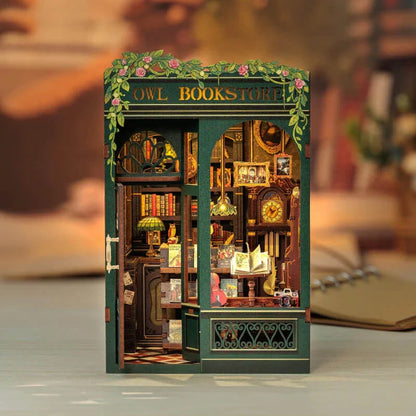 Plymagic DIY Book Nook -  Owl Bookstore