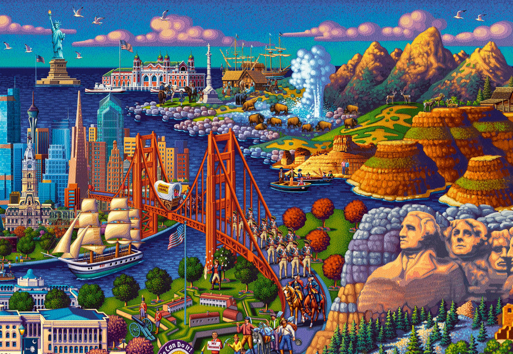 Plymagic Puzzle - America's 250th Celebration Puzzle(1000pcs)