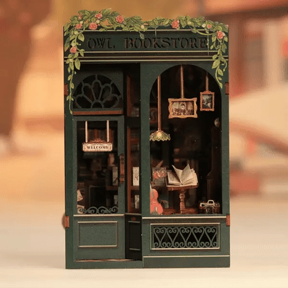 Plymagic DIY Book Nook -  Owl Bookstore