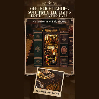 Plymagic DIY Book Nook – Auto Repair 3D Wooden House