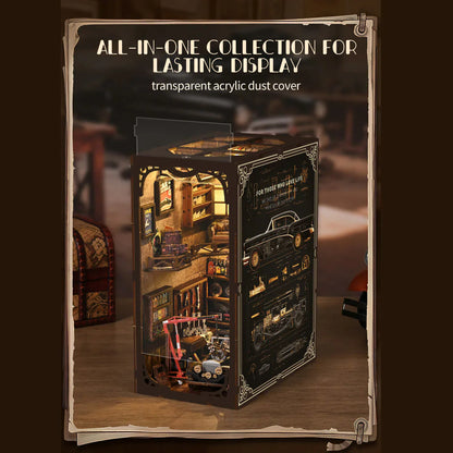 Plymagic DIY Book Nook – Auto Repair 3D Wooden House