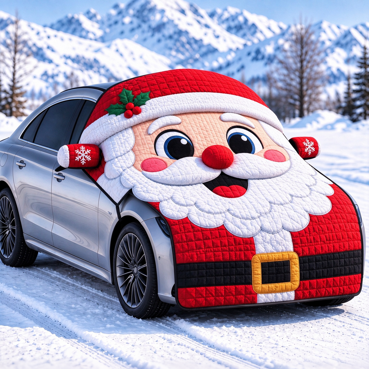 ☃️ Christmas Snowman Car Snow Cover ❄️