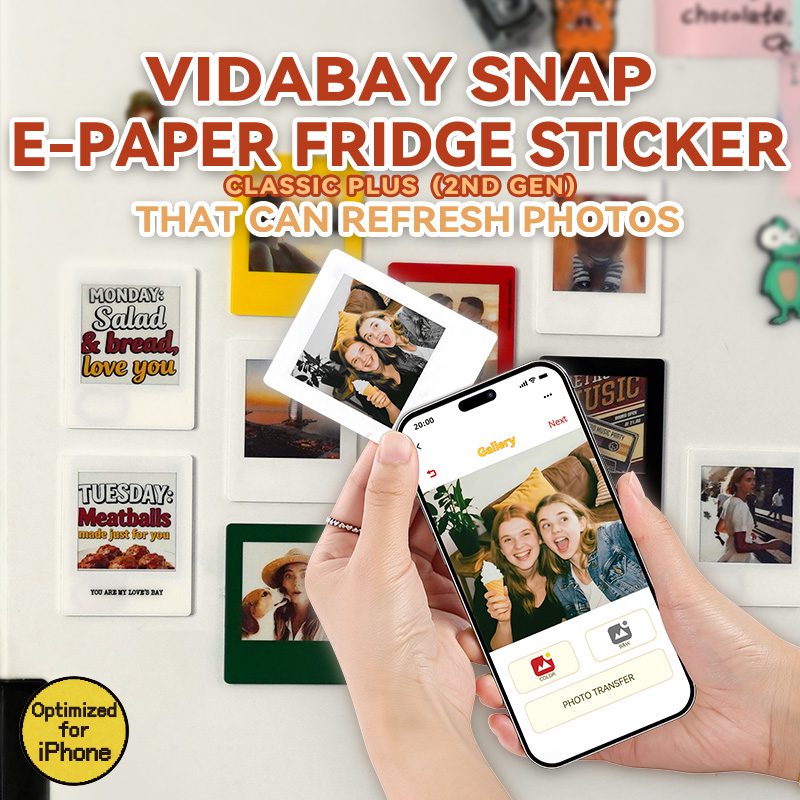 E-Ink Fridge Magnet